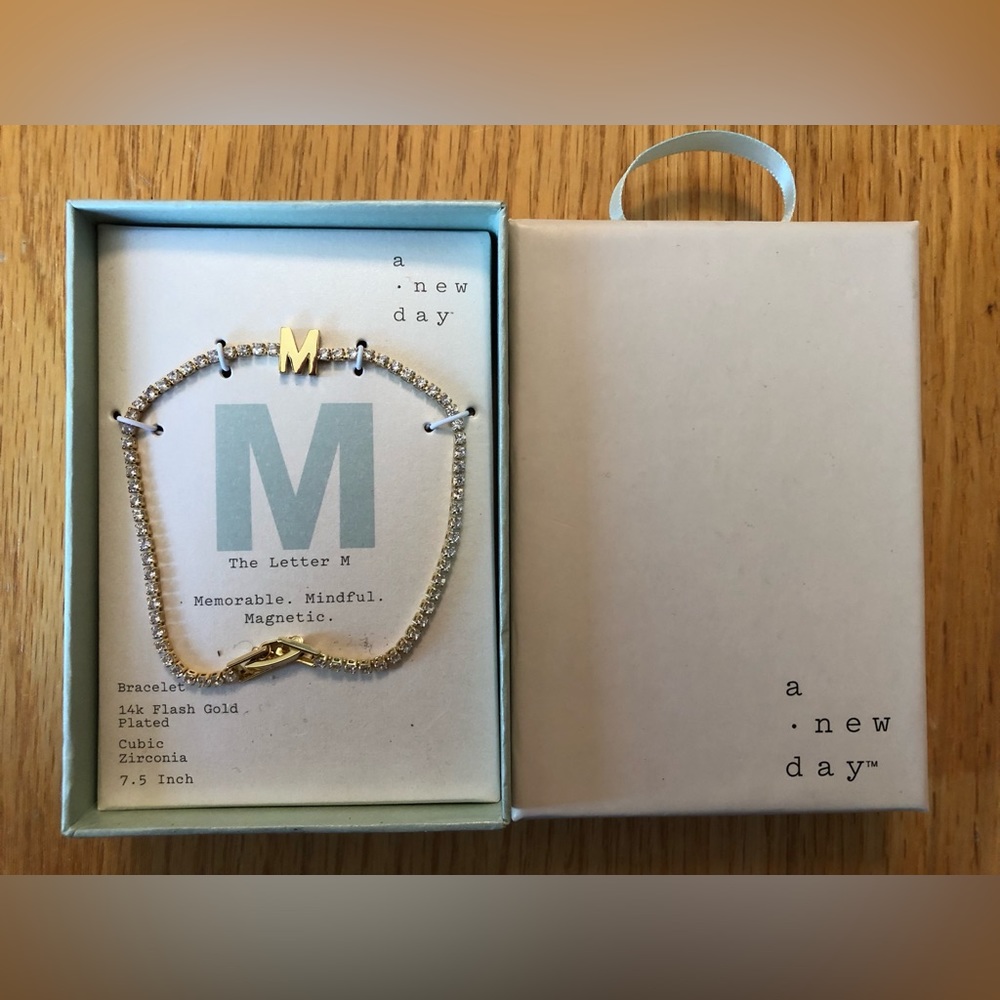 M bracelet new in box